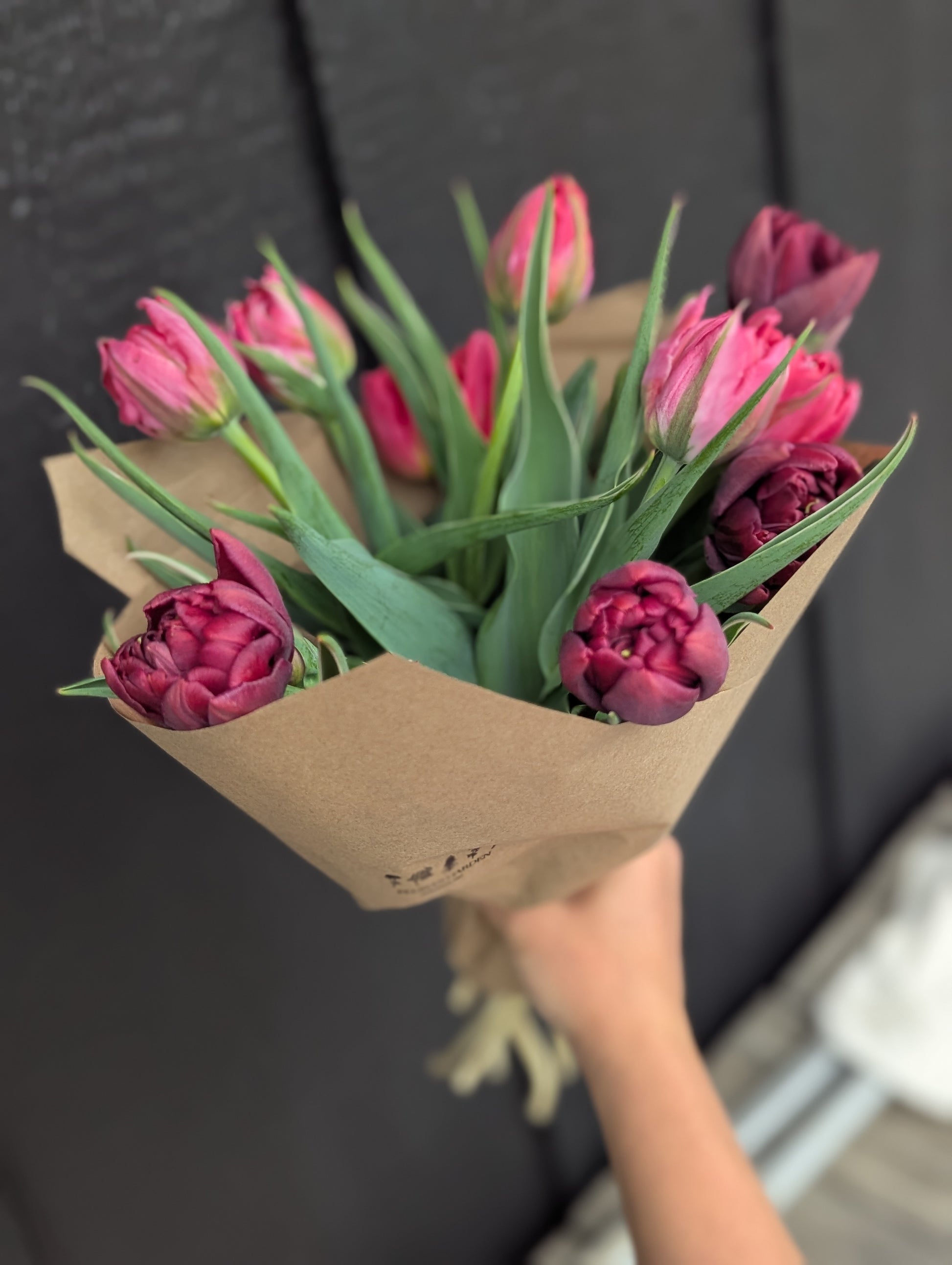 One dozen tulips